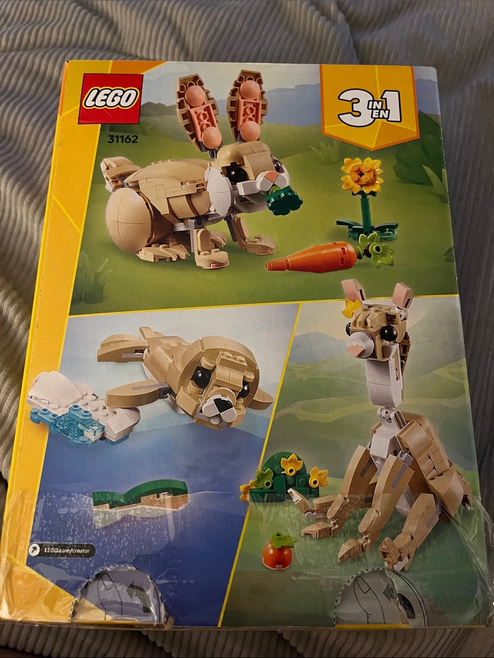 LEGO Creator Tan Bunny Building Set with Orange Carrot - Picture 2 of 2